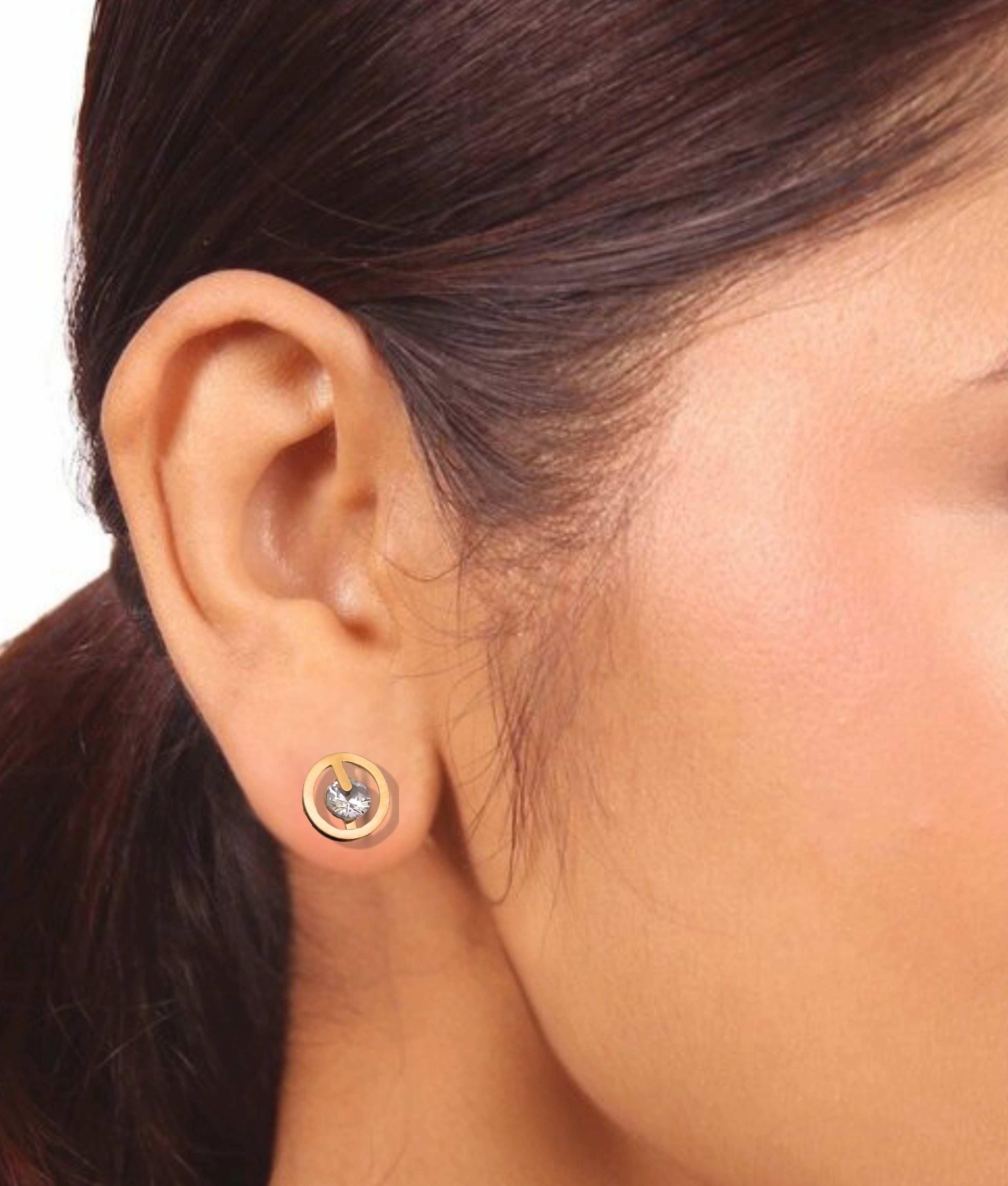 Plated Stud Earrings