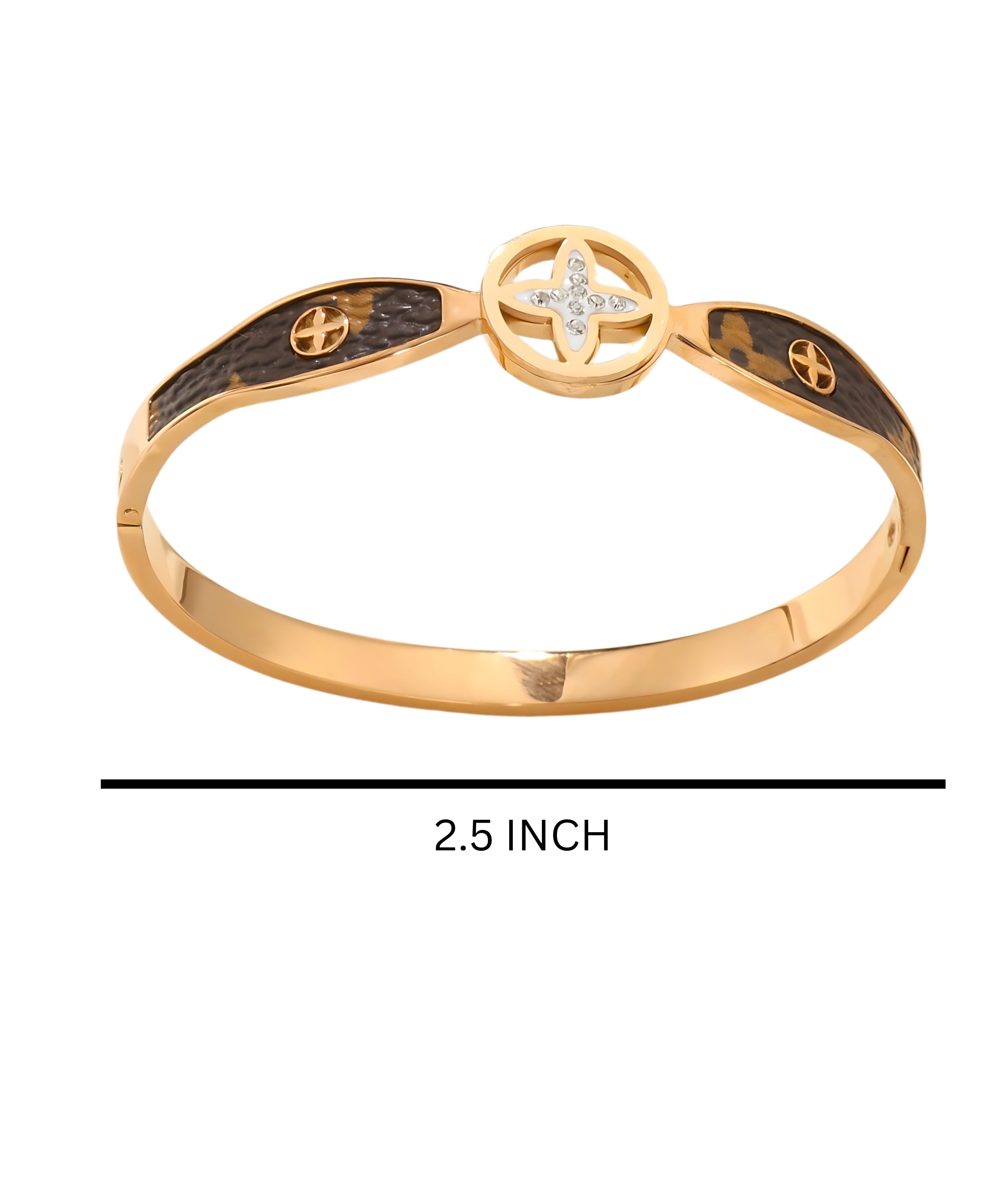 Timeless Elegance: Gold Bracelet with Diamond Heart