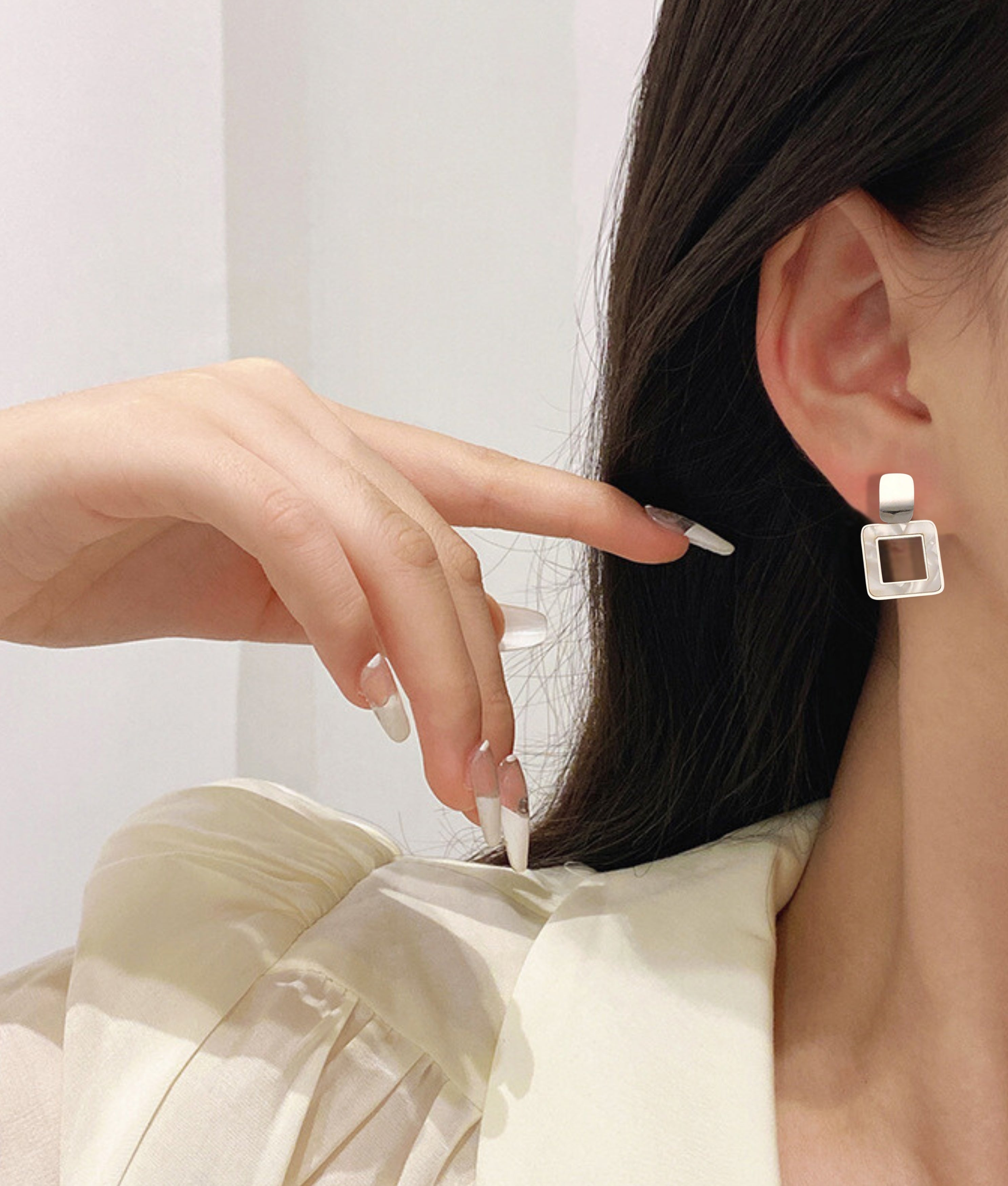 Modern Square Earrings