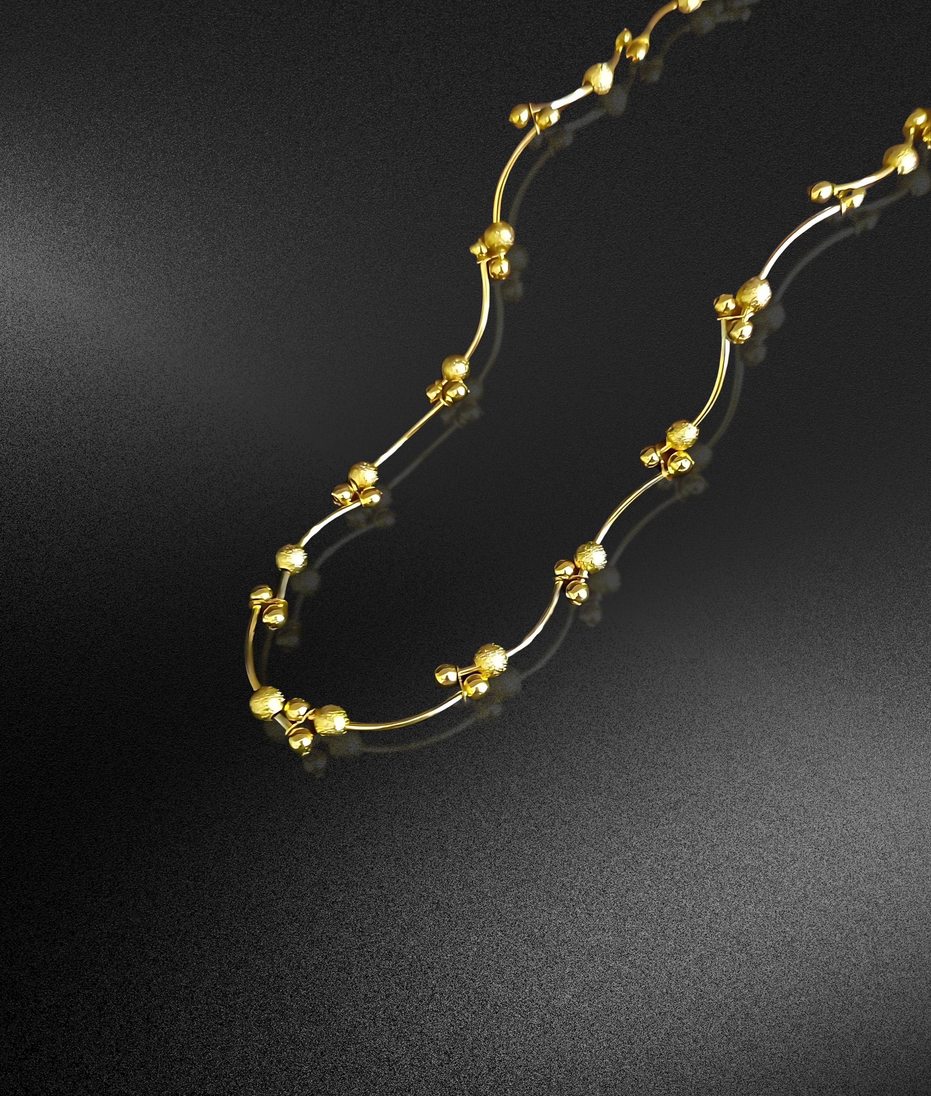 Elegant Gold Bar chain