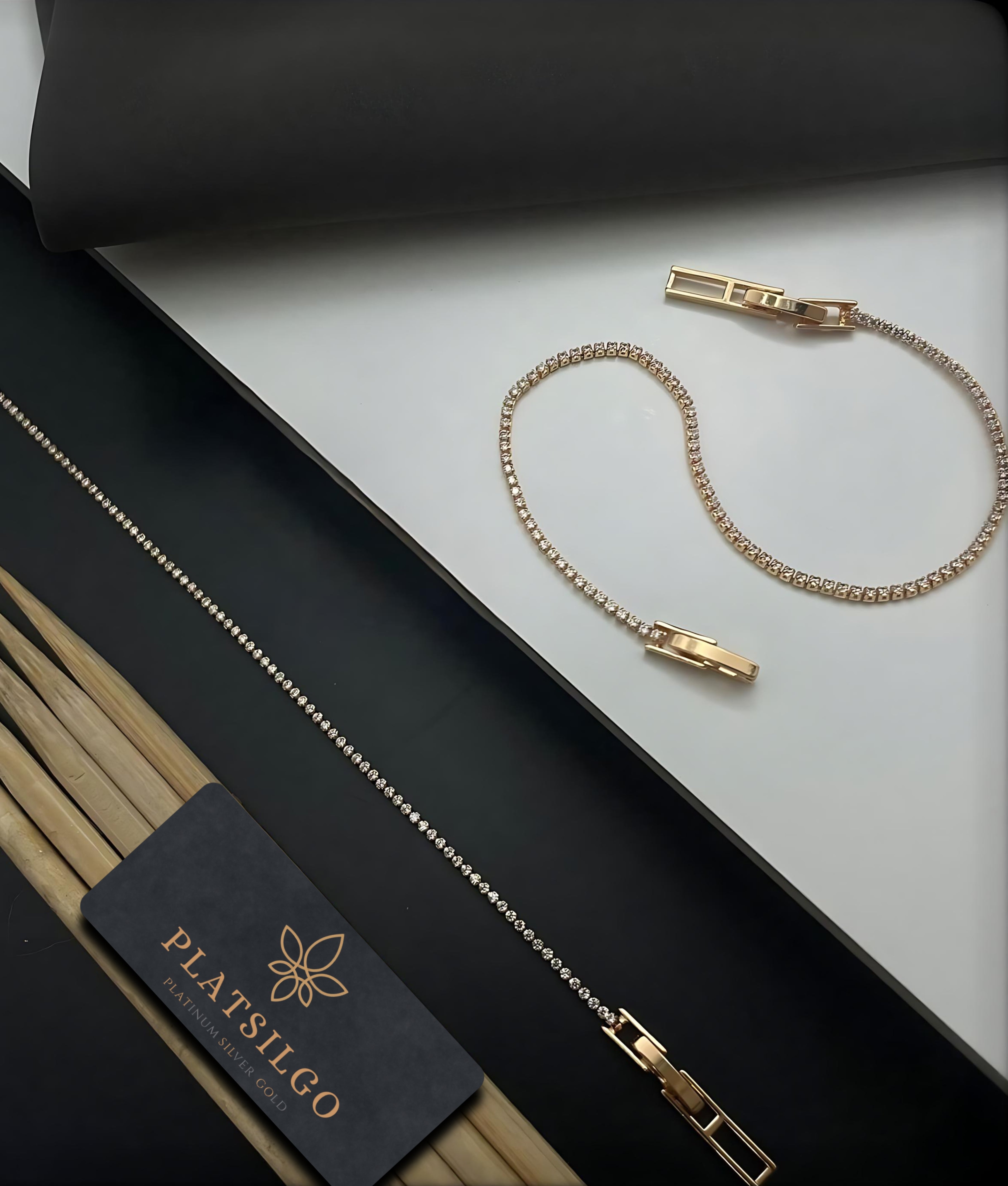 Elegant Gold Chain Bracelet - Platsilgo