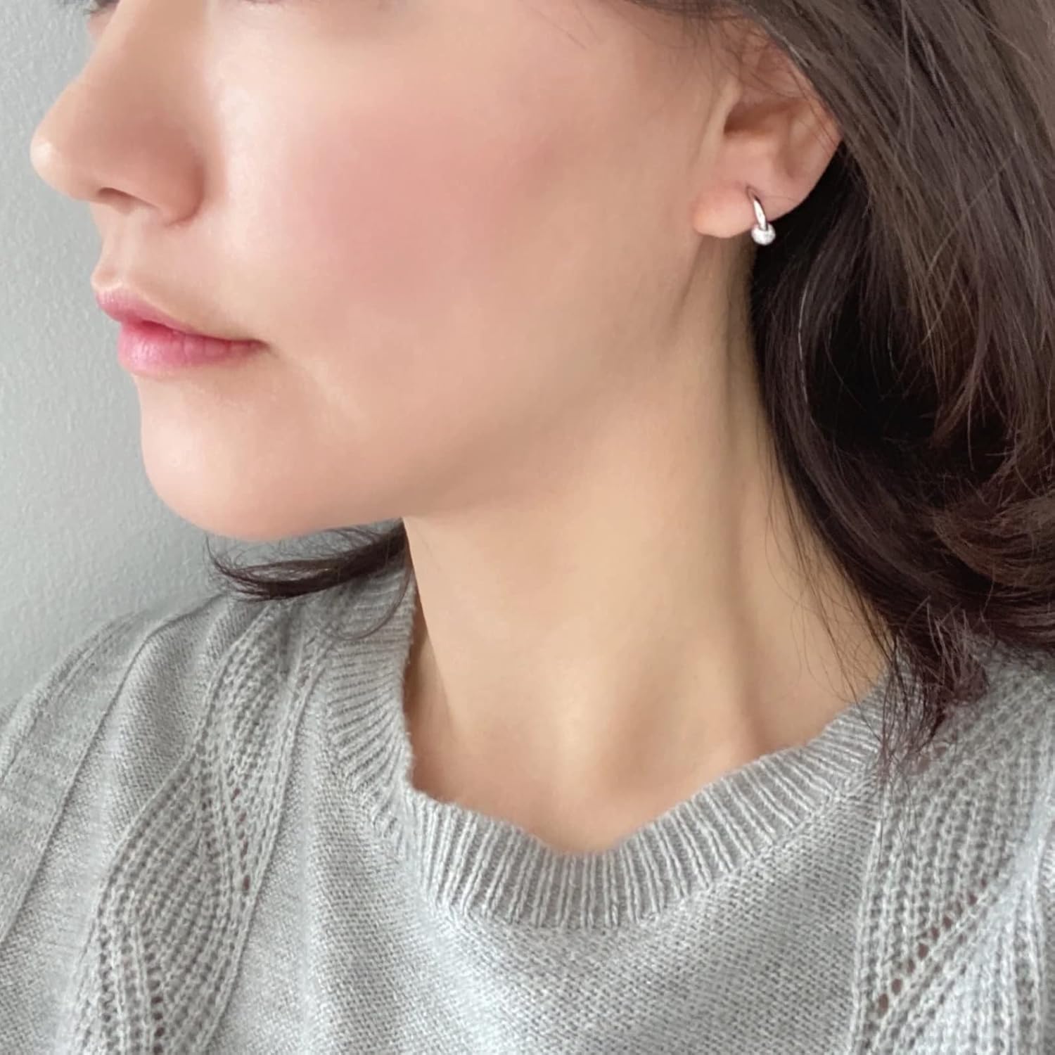 Silver Hoop Earrings