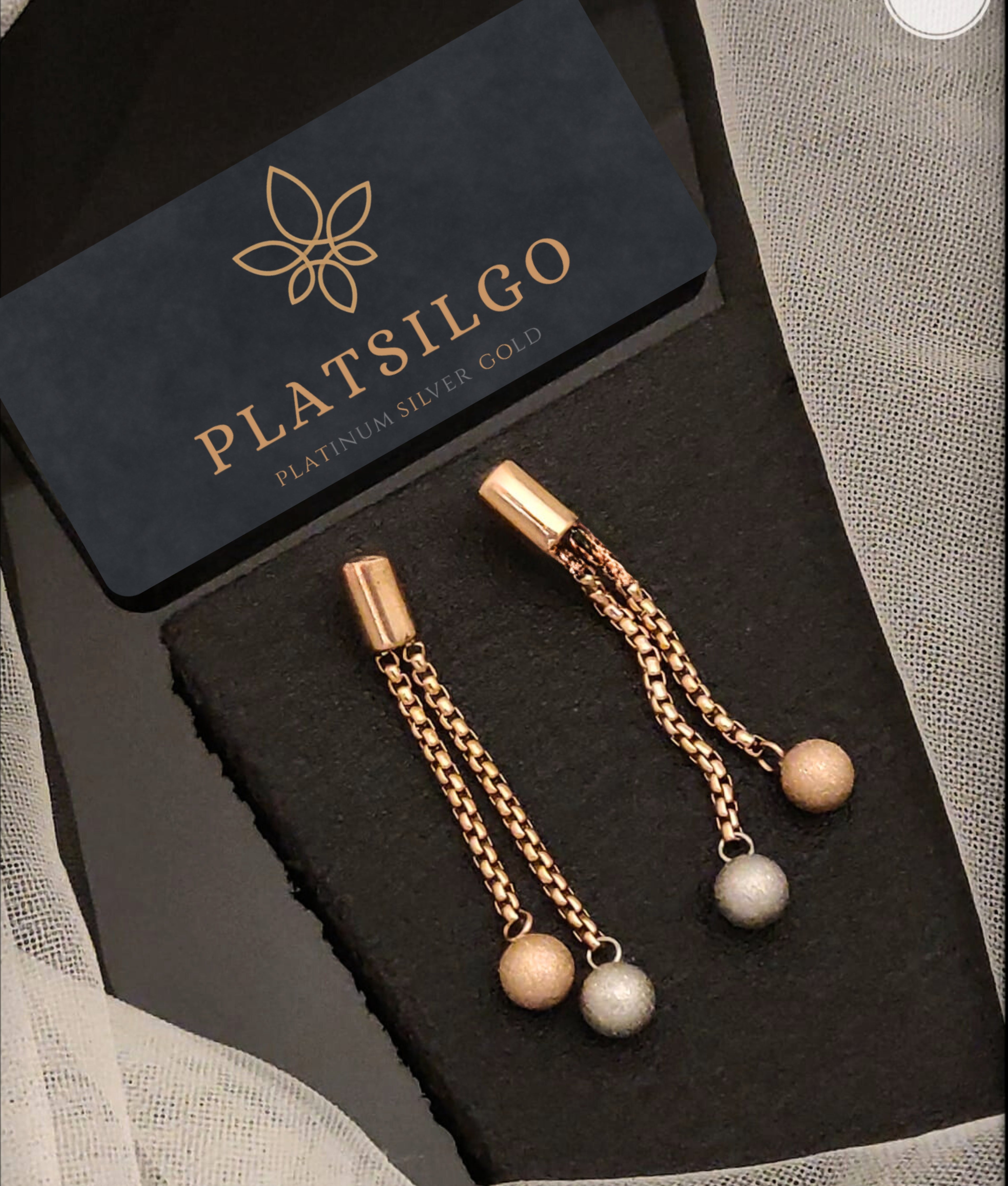 Exquisite Gold Plated Earrings - Platsilgo