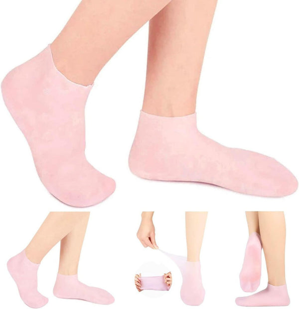 Aloe Silicone Heel Moisturizer Socks Personal Care